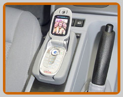 Directly fixed to the centre console?